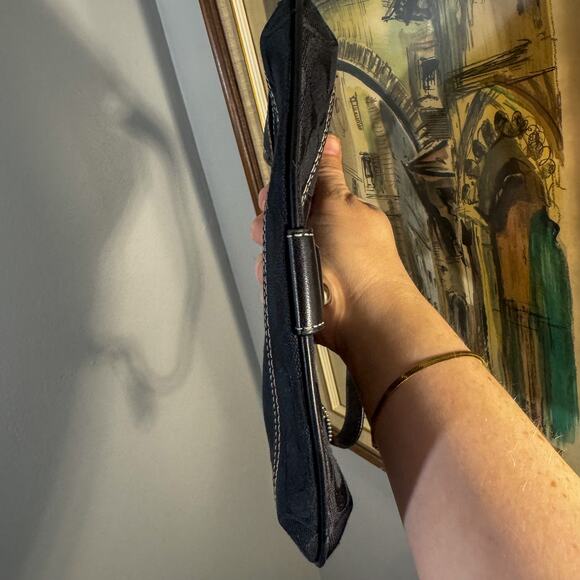 🖤 Vintage COACH 11235 Signature C Mini Hobo Bag | Silver Hook & Eye Y2K - Picture 8 of 10